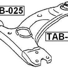 4806812220 - Rear Arm Bushing (for Front Arm) For Toyota - Febest