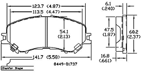 Disc Brake Pad Set Front OMNIPARTS 13051259