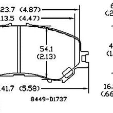 Disc Brake Pad Set Front OMNIPARTS 13051259