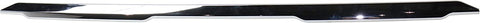 Front Bumper Molding Compatible with 2017-2018 Nissan Rogue Chrome (Hybrid 17-17)