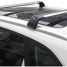 HEKA Lockable Cross Bar for Volvo XC XC60 2013-2017 Roof Rack Rail Silver Aluminum