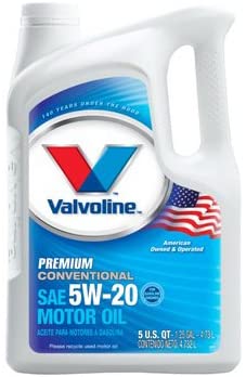 Valvoline 779310 Premium Motor Oil, 5W-20, 5-Qts. - Quantity 3