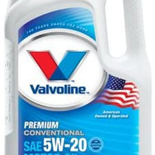 Valvoline 779310 Premium Motor Oil, 5W-20, 5-Qts. - Quantity 3