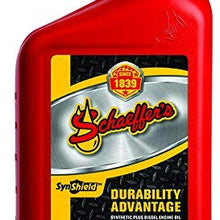 Schaeffer Manufacturing Co. 0700CK4-012S SynShield Durability Advantage 15W-40 Diesel Oil, 1 Quart, Bottle (4 Pack)