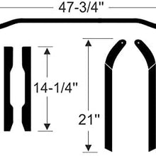 Steele Rubber Products - Convertible Roof Rail Kit - Sold and Priced as a Set - 82-0014-65