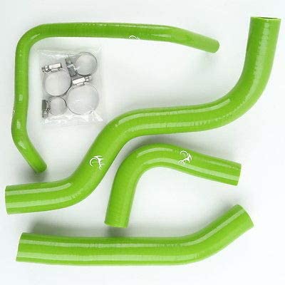 Silicone Radiator Hose + Clamps For Honda Cb600F Hornet 2003-2006 2004 05 Motorcycle 3 Colors (Green)