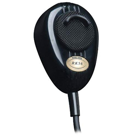 RoadKing RK56B Black 4-Pin Dynamic Noise Canceling CB Microphone