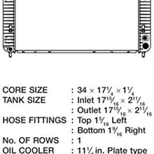 CSF 3652 Radiator