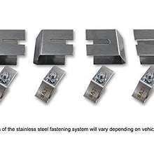MGP Caliper Covers 34208SDNLRD Red Powder Coat Finish Front and Rear Caliper Cover, Set of 4 (Denali Silver Characters, Engraved)