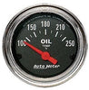 AUTO METER 2542 Traditional Chrome Electric Oil Temperature Gauge