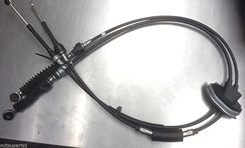 Genuine Mitsubishi Manual Transmission Shift Cable with Clips MB659990 MB367526 (2x) 3000GT Turbo 1991 1992 1993 3000GT Non-Turbo 1991 1992 1993 1994 1995 1996