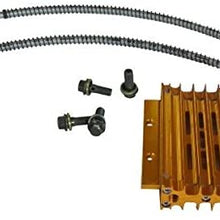 JRL Aluminum Oil Cooler Radiator for 110c 125cc 138cc 143cc ATV Pit Dirt Bike