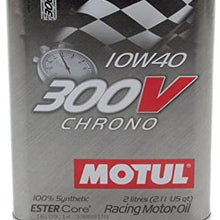 Motul 104243 300V 10w40 Racing Oil2 Liter, 67.62 Fluid_Ounces