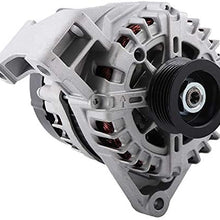 New Alternator Compatible with/Replacement for 2010 Buick Cadillac Chevrolet GMC Saab 12V, 150A, 13502585, 13586975 400-40127