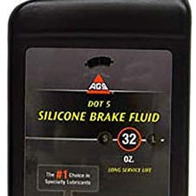 AGS Silicone Brake Fluid, DOT 5 - Bottle, 32 oz