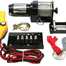 Rareelectrical NEW 3500LB COMPLETE 12V WINCH KIT ASSEMBLY COMPATIBLE WITH BOBCAT HONDA ATV 10906 WIN0016