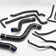 Autobahn88 Radiator Coolant & Heater Silicone Hose Kit fits for 2003-2012 Mazda RX8 SE3P 13B MSP (Black -with Clamp Set)