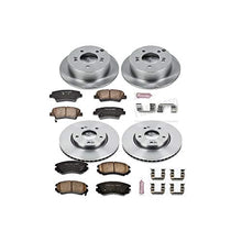 Power Stop KOE5367 Autospecialty Front and Rear Replacement Brake Kit-OE Brake Rotors & Ceramic Brake Pads