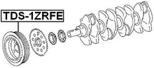 Harmonic Balancer Engine Crankshaft Pulley 1Zrfe/2Zrfe/3Zrfae Febest TDS-1ZRFE Oem 13470-37020
