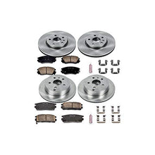 Power Stop KOE5516 Autospecialty Front and Rear Replacement Brake Kit-OE Brake Rotors & Ceramic Brake Pads