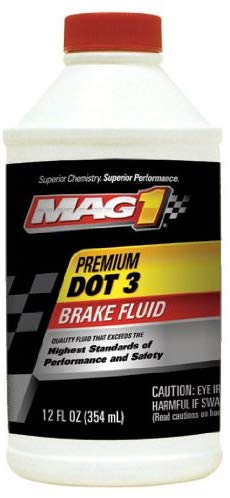 MAG1 122 Premium DOT 3 Brake Fluid - 12 oz.