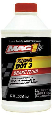 MAG1 122 Premium DOT 3 Brake Fluid - 12 oz.