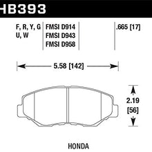 Hawk Performance HB393F.665 HPS Performance Ceramic Brake Pad