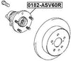 Rear Wheel Hub Febest 0182-ASV60R Oem 42460-33030