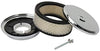 6-3/8 Inch Chrome Air Cleaner, 2 Barrel Carb, 2-5/8 Inch Neck
