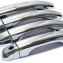 Set of 8pcs Chrome Side Door Handle Cover Trims Fit for 2018-2020 Honda Accord