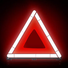 XOOL Triple Warning Triangle Emergency Warning Triangle Reflector Safety Triangle Kit Suitable for Roadside Emergencies, 3-Pack