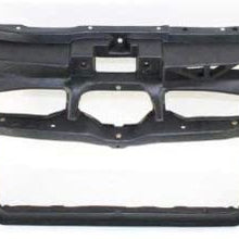 Radiator Support Compatible with Volkswagen JETTA 1999-2005 / GOLF 1999-2006 Assembly Black Plastic