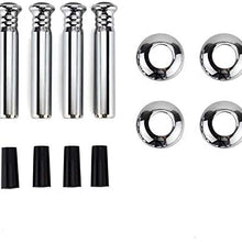 4 Pcs Car Logo Aluminum Alloy Car Modified Door Bolt Lock Pin Switch Car Decoration fits for Mercedes-Benz S C E AMG GLC GLK ML (Benz)