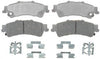 ACDelco 14D792CH Advantage Ceramic Rear Disc Brake Pad Set with Hardware