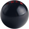 DEWHEL Black/Red Inlay Manual Shift Knob Short Throw Shifter 6 Speed M10x1.5 M10x1.25 M8x1.25 M12x1.25