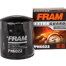 FRAM Extra Guard PH6022 Replacement Oil Filter, Fits Select Harley Davidson Motorcycles