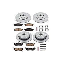 Power Stop KOE1365 Autospecialty Front and Rear Replacement Brake Kit-OE Brake Rotors & Ceramic Brake Pads