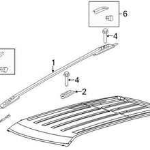 Ford 2011-15 Explorer Front Right Passenger Side Roof Rack Rail End Cap OEM New BB5Z-78551A46-AA