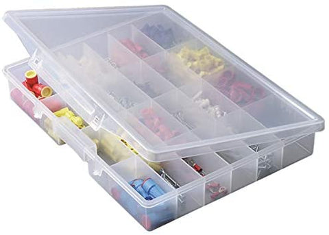 Plano Molding 5324 Portable Organizer 24-Fixed Compartments, Premium Small Parts Organization