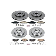 Power Stop KOE5584 Autospecialty Front and Rear Replacement Brake Kit-OE Brake Rotors & Ceramic Brake Pads