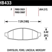 Hawk Performance HB433F.654 HPS Disc Brake Pad