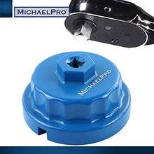 MichaelPro MP009057 Oil Filter Cap Wrench for Toyota, Lexus, Fits Most 6 & 8 Cyl, 2.5L to 5.7L Engines, 64mm, 14 Flutes, Easily Remove Oil Filters oil