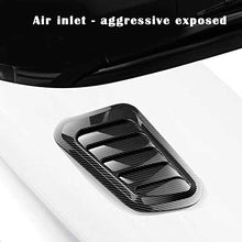 Blair 2PCS ABS Car Universal Decorative Intake Scoops Turbo Bonnet Vent Hood Auto Accessory