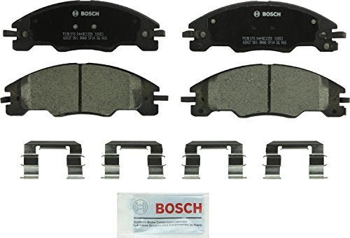 Bosch BC1339 QuietCast Premium Ceramic Disc Brake Pad Set For 2008-2011 Ford Focus; Front