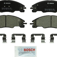 Bosch BC1339 QuietCast Premium Ceramic Disc Brake Pad Set For 2008-2011 Ford Focus; Front