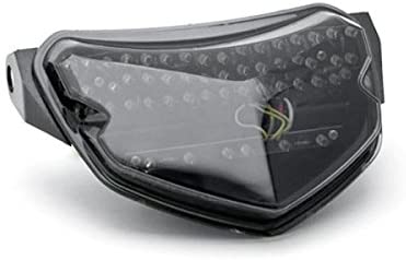 Krator ITL014 Turn Signals (2004-2005 Suzuki GSXR 600 750 LED TailLights Brake Tail Lights with Integrated Indicators Smoke Motorcycle)