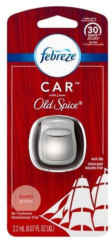 Febreze Car Old Spice Air Freshener Vent Clip-1ct