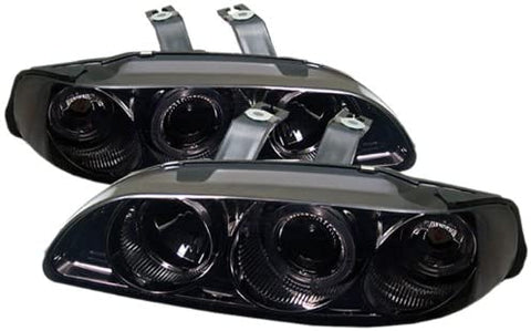 Spyder Auto PRO-YD-HC921P-23D-AM-SMC Honda Civic 2/3-Door Smoke Halo Projector Headlight