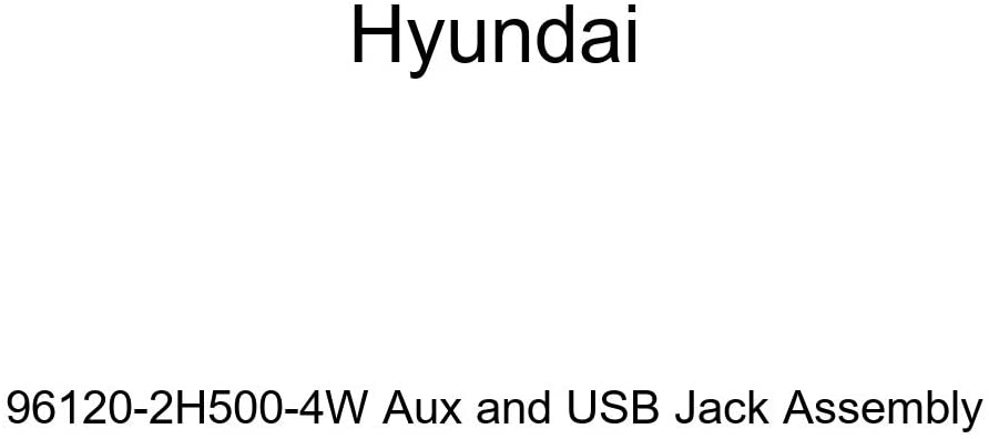 Genuine Hyundai 96120-2H500-4W Aux and USB Jack Assembly