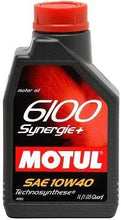Motul 6100 Synergie+ 10W40 Oil - VW & Mercedes, 1L (1.05 qt.)